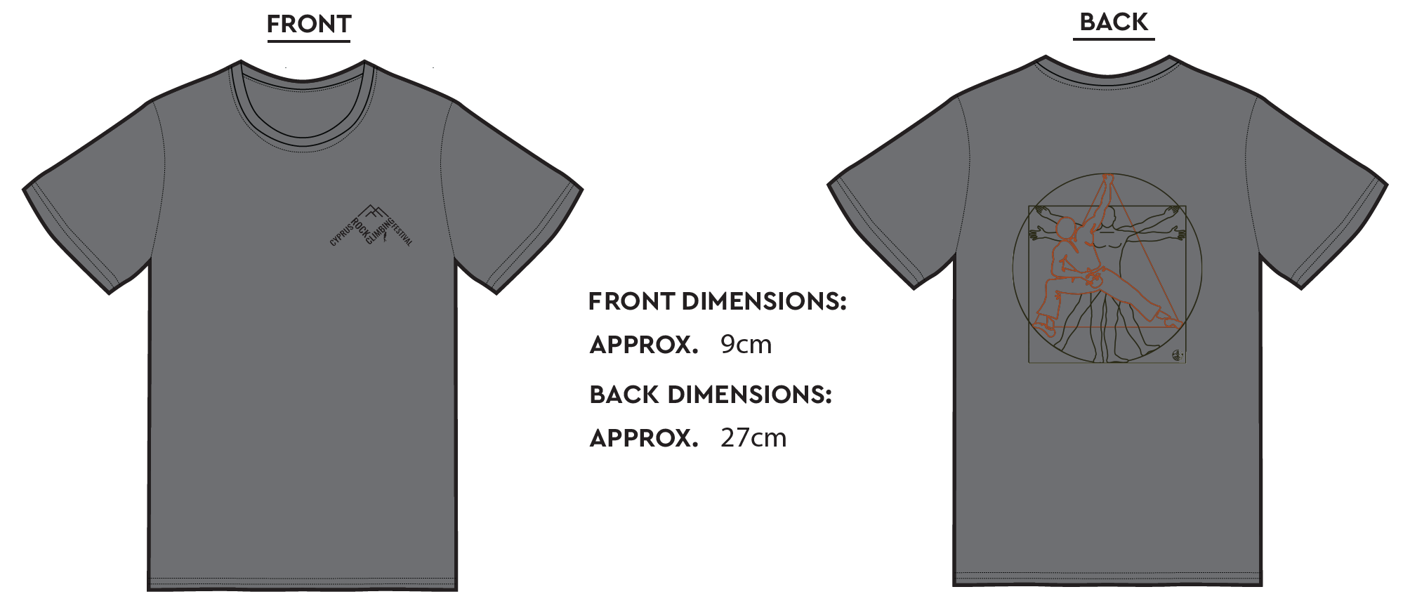 Grey CRCF T-Shirt Front